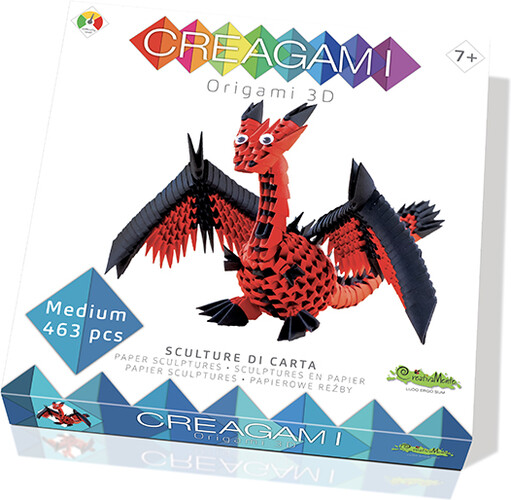 CreativaMente Creagami Dragon 463 pcs Origami 3D 8032591788236
