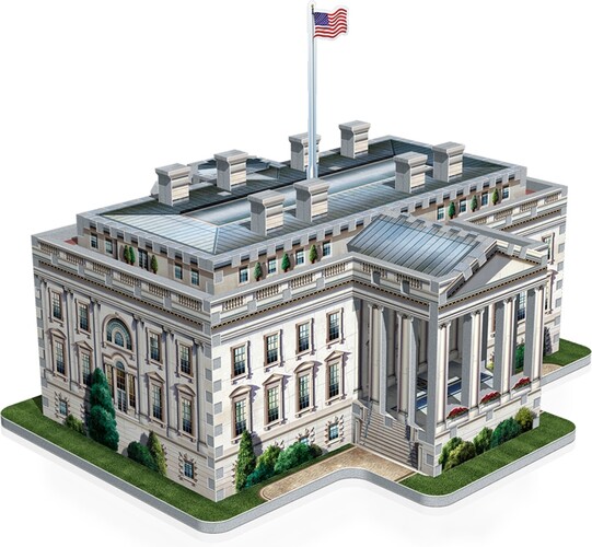 Wrebbit Casse-tête 3D La Maison-Blanche, Washington, district de Columbia, États-Unis (490pcs) 665541010071