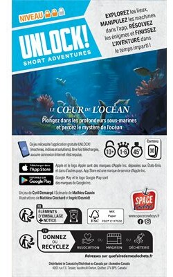 Space Cowboys Unlock ! Short Adventures (fr) 12 - Le Cœur de l'Ocean 3558380136408