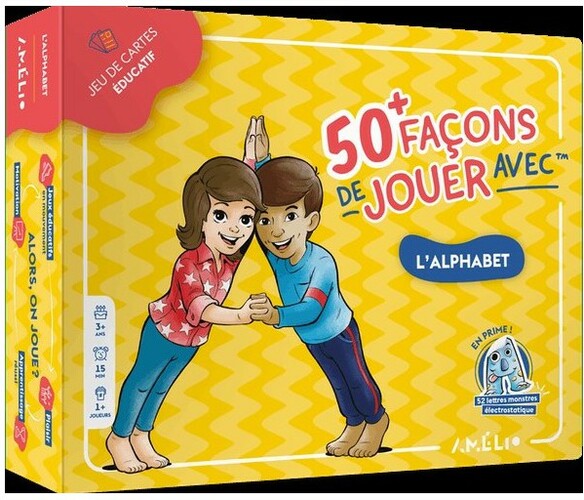 amelio 50+ façons de jouer avec l'alphabet 850594001354