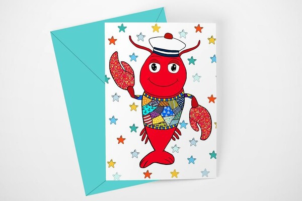 Décoludik Carte fête Homard 710033810476