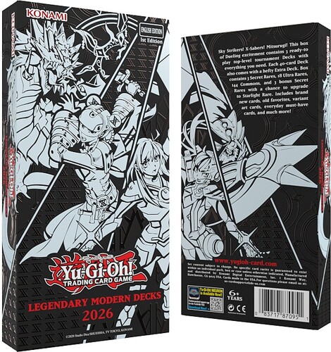 Konami Yugioh - Legendary Modern Decks 2026 (en) 083717870951