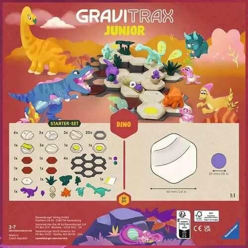 Gravitrax Gravitrax Junior - Ensemble de depart Dino 59 (parcours de billes) 4005555200031