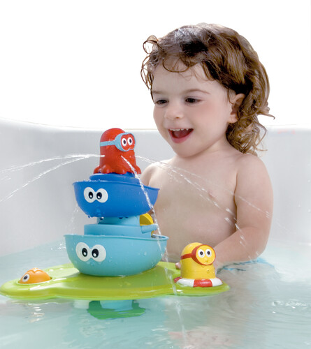 Yookidoo Fontaine de bain à batterie et figurines interchangeables 020373401150