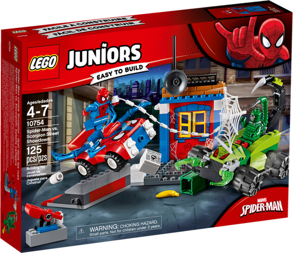 LEGO LEGO 10754 Juniors Spider-Man contre Scorpion, Super-héros 673419284073