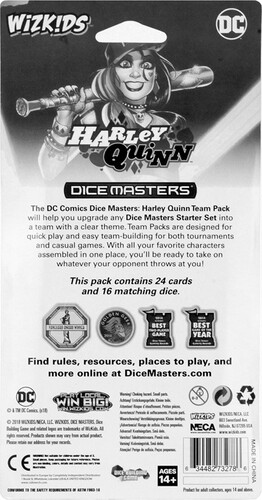 NECA/WizKids LLC Dc Dice Masters Harley Quinn (en) Team Pack 634482732786