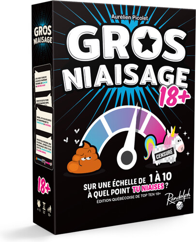 Randolph Gros Niaisage - Version Québécoise de Top Ten +18 (fr) 832665000787