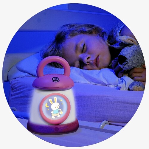 Claessens'Kids Kid'sleep lanterne fuschia, sons apaisants 7640116260221