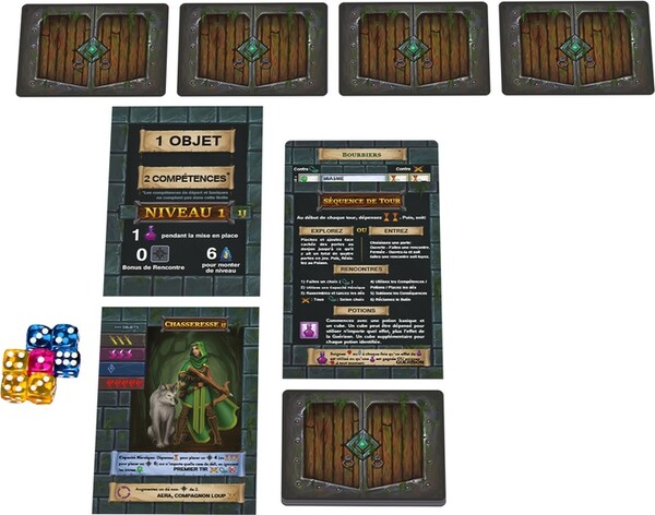 Nuts Games One Deck Dungeon 2 (fr) base ou ext Forêt des ombres 3770009354240