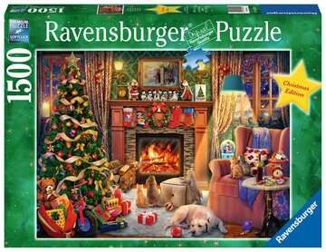 Ravensburger Casse-tête 1500 Le réveillon de Noël 4005556165582