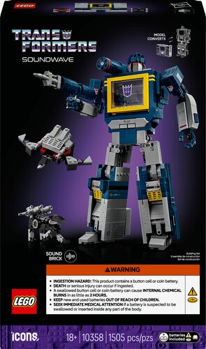 LEGO LEGO 10358 Transformers : Soundwave 673419408240