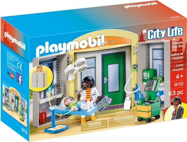 Playmobil Playmobil 9110 Coffret transportable Hôpital 4008789091109