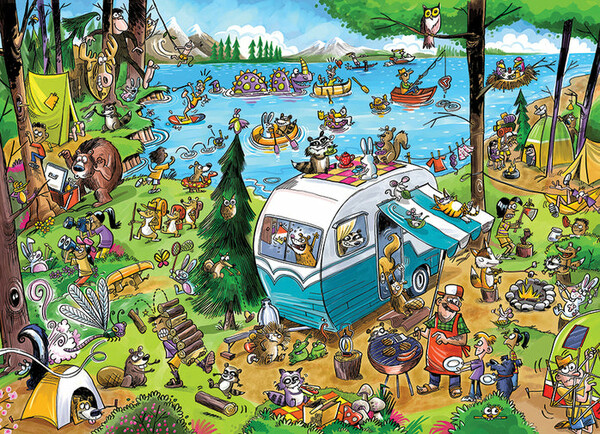 Cobble Hill Puzzle Company Casse-tête 350 normal - large - extra large - Call of the Wild 625012470247