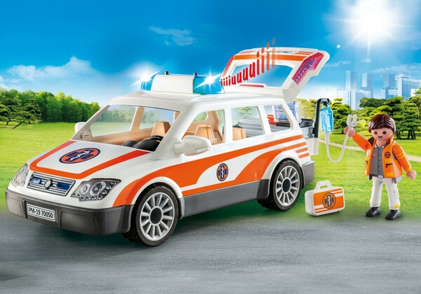 Playmobil Playmobil 70050 Voiture et ambulanciers 4008789700506