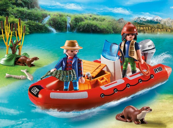 Playmobil Playmobil 5559 Explorateurs et bateau (juin 2016) 4008789055590