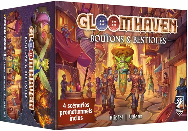 Cephalofair Games Gloomhaven (fr) Boutons & Bestioles 3558380127970