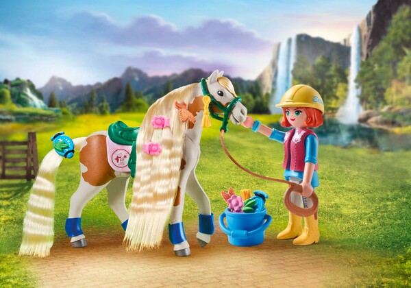 Playmobil Playmobil 71639 Ellie avec cheval 4008789716392