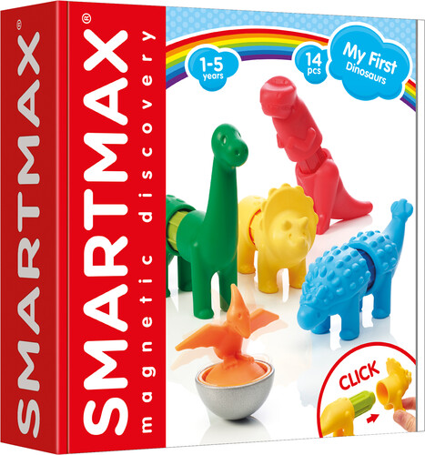 SmartMax SmartMax Mes premiers dinosaures (fr/en) (construction magnétique) 5414301250418