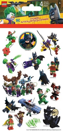 Trends International Standard Stickers Lego Batman, 4 sheets (fr/en) 042692055777