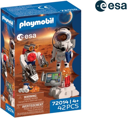 Playmobil Playmobil 72014 Astronaute de l'ESA avec robot 4008789720146