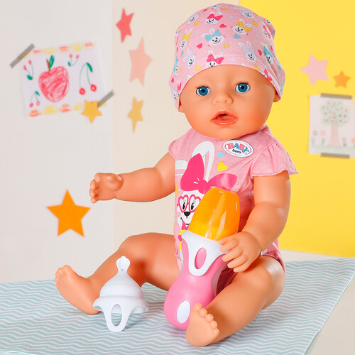 Zapf Creation Baby Born (43cm) - biberon et cuillère interactifs 538494832493