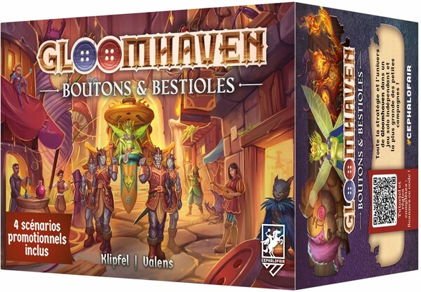 Cephalofair Games Gloomhaven (fr) Boutons & Bestioles 3558380127970