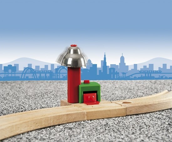 Brio Train Brio Train en bois Signal Cloche Magnétique 33754 7312350337549