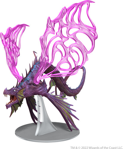 NECA/WizKids LLC Dnd Painted Minis icons 24: Spelljammer Adult Solar Dragon and Prince Xeleth 634482961681