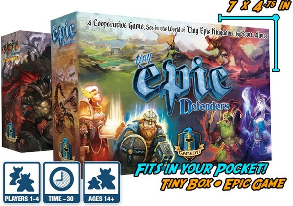 Gamelyn Games Tiny Epic Defenders (en) base 2e Édition 728028450941