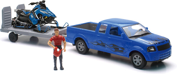 New-Ray Toys Pick-up et Motoneige Polaris 093577374063