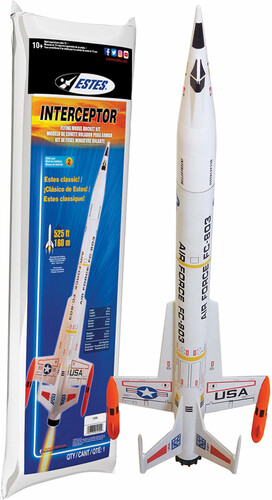Estes INTERCEPTOR BAGGED ROCKET-skill 047776012509