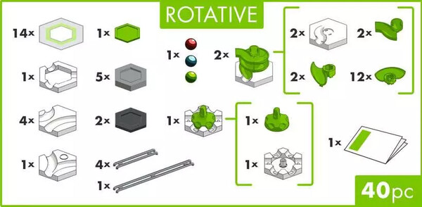 Gravitrax Gravitrax Go - Rotatif (parcours de billes) 4005556237036