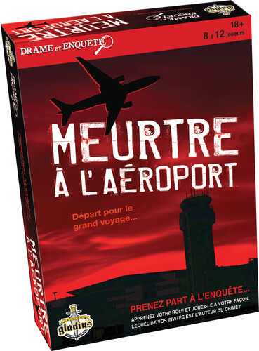 Gladius Drame & enquête (fr) Meurtre à l'aéroport (7-11 suspects + 1 maître de jeu) 620373014505