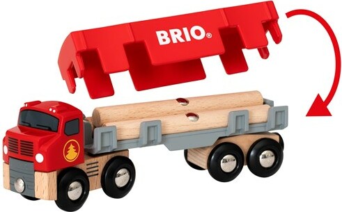 BRIO Brio Train en bois Camion de transport de bois 33657 7312350336573