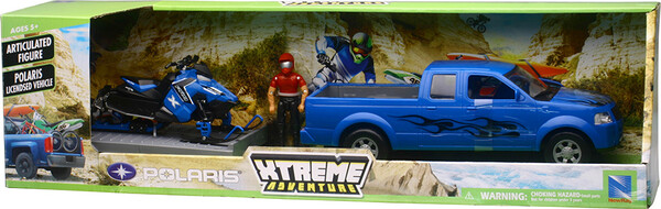 New-Ray Toys Pick-up et Motoneige Polaris 093577374063