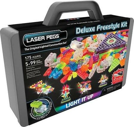Laser Pegs - briques illuminées Laser Pegs ensemble freestyle de luxe (briques illuminées) 810690021595