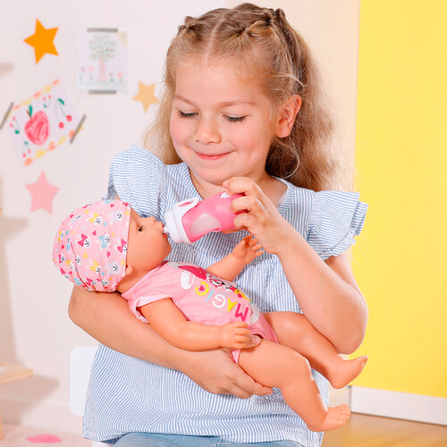 Zapf Creation Baby Born (43cm) - biberon et cuillère interactifs 538494832493