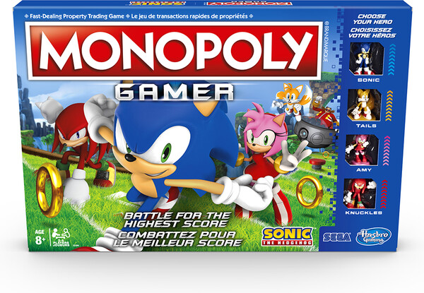 Hasbro Monopoly Gamer Sonic (fr/en) 630509892242