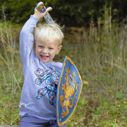 Liontouch Costume chevalier noble bleue ensemble 107 5707307001079