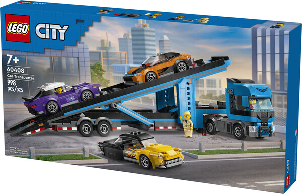 LEGO LEGO 60408 Le transporteur de véhicules avec voitures de sport 673419388436