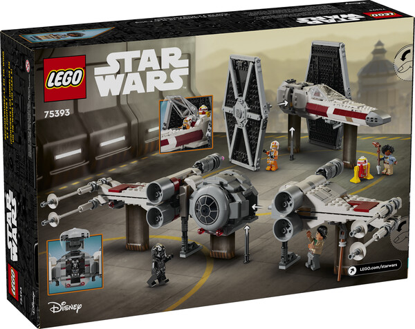 LEGO LEGO 75393 La fusion du chasseur TIE et du X-wing 673419389624