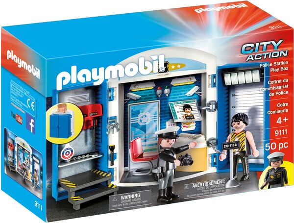 Playmobil Playmobil 9111 Coffret transportable Commissariat de police 4008789091116