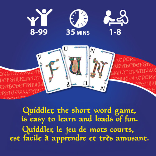 SET Enterprises Jeu de cartes Quiddler (en) 736396050007