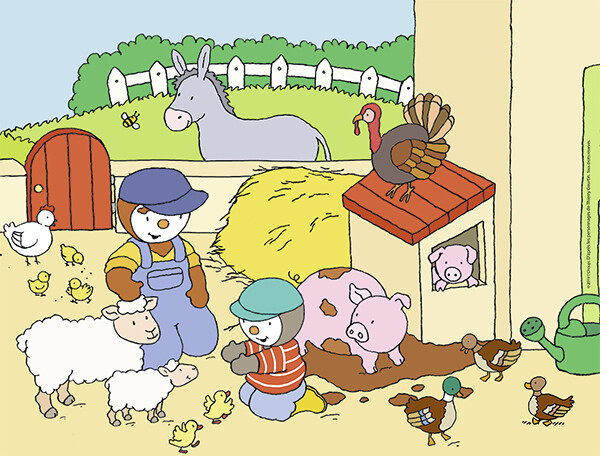 Nathan Casse-tête 30 T'choupi a la ferme 4005556863792