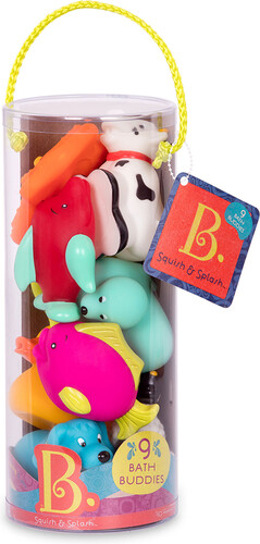 B. Brand B.Toys - Amis de bain "Squish & Splash" 9 pièces 062243424937