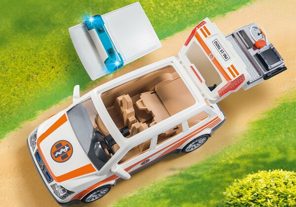 Playmobil Playmobil 70050 Voiture et ambulanciers 4008789700506