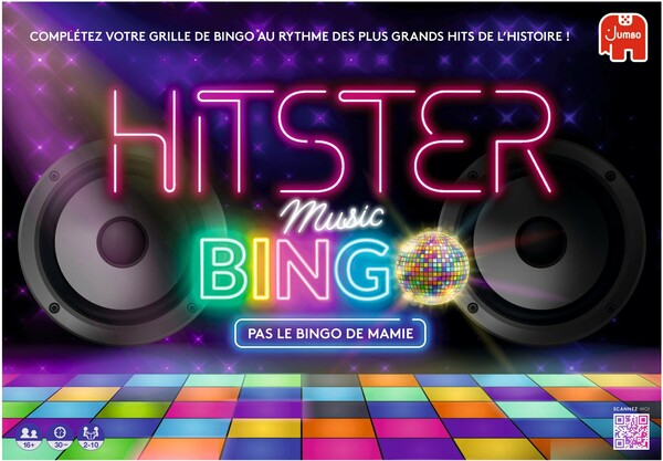 hitster bingo - jeu de party musical 62927063444414