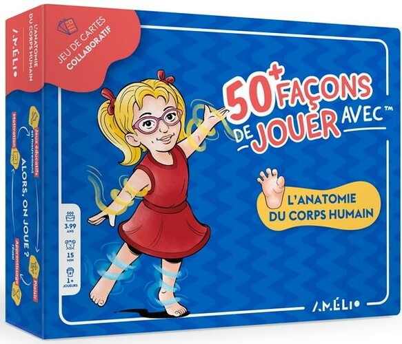 amelio 50+ façons de jouer avec l'anatomie du corps humain 850594001378