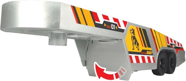 Dickie Toys Mack/Volvo Camion transporteur de machinerie lourde Sons et lumières 70 cm 4006333065941