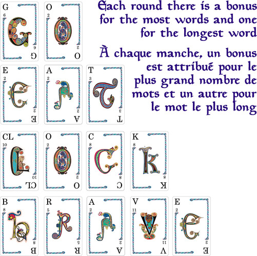 SET Enterprises Jeu de cartes Quiddler (en) 736396050007